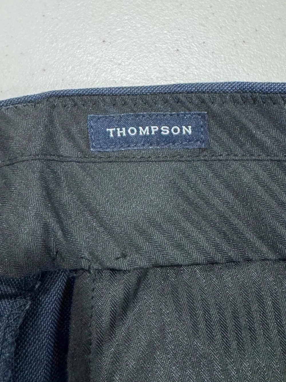 J.Crew Men Thompson Suit Blue Wool Suit Jacket 40L Trouser 33x32
